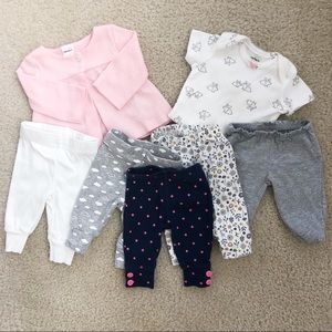 Assorted Carter’s Baby Tops and Pants